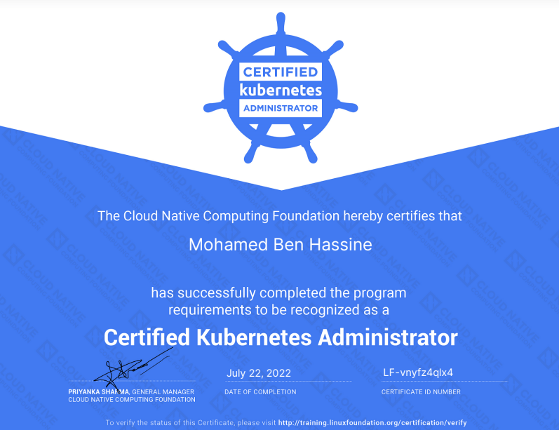 CKA Exam certification
