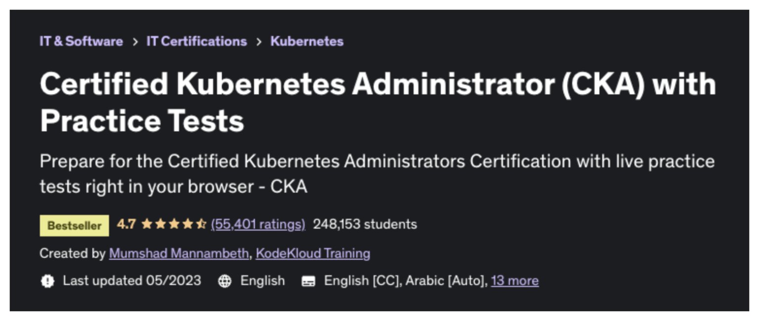 Kubernetes CKA Exam Study Guide 2023: Your Path To Certification ...