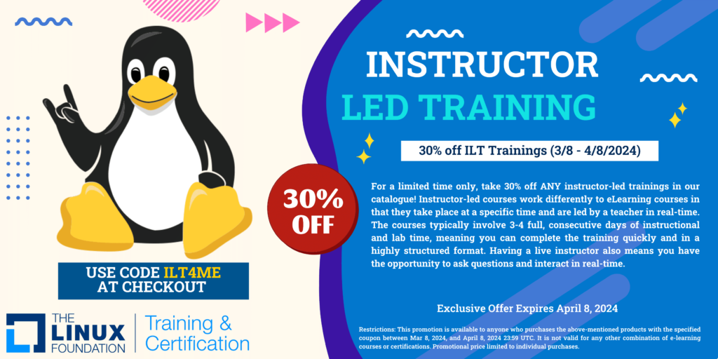 GET 30 % OFF ALL Instructor-led Trainings! 
